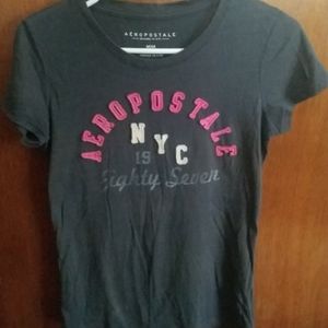Jr's Aeropostle Med. T-shirt Charcoal Gray MAKE A REASONABLE OFFER.